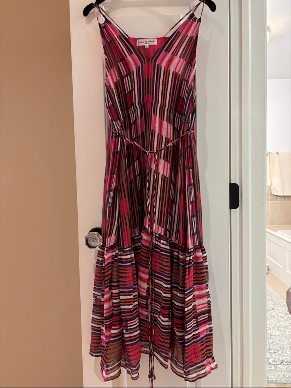 Like New | Apiece Apart V-Neck Chiffon Dress